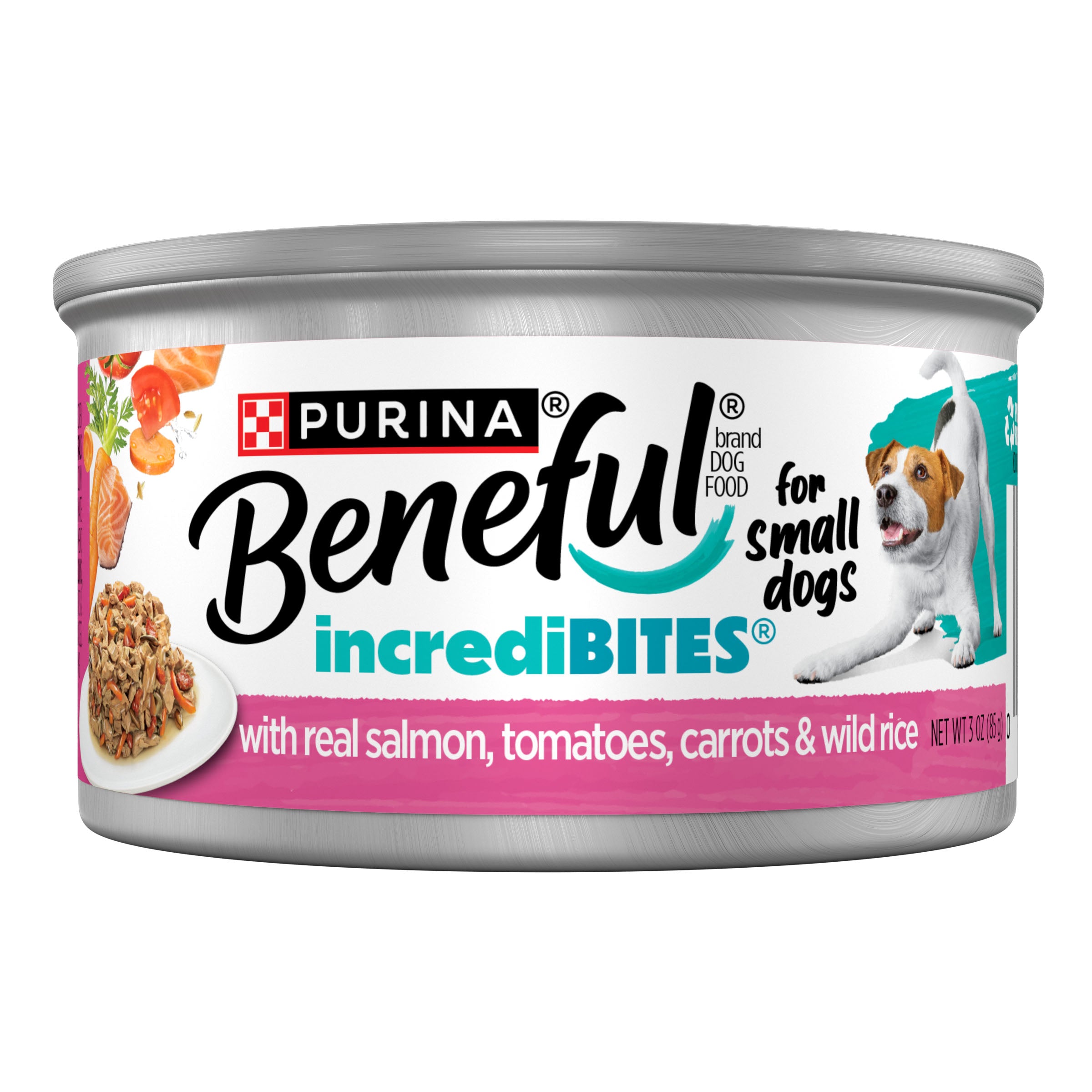 Beneful Salmon in gravy Dog wet food Incredibites 85g x 3