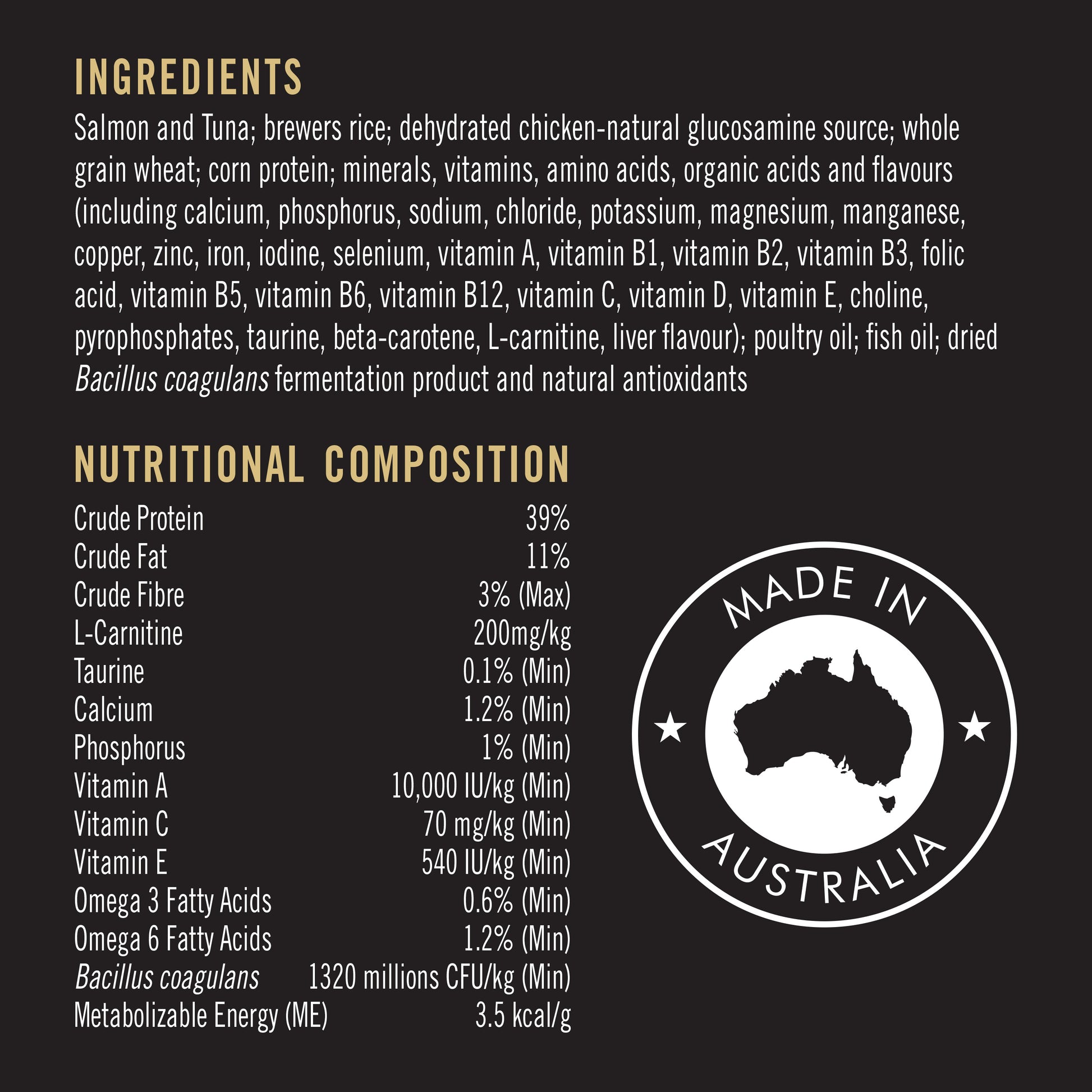 Pro Plan Cat Food Weight Loss Sterilised Salmon Ingredient List