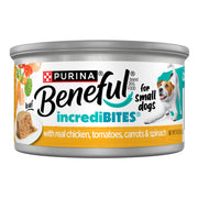 Beneful Small Breed High Protein Wet Dog Food, IncrediBites Paté With Real Chicken Recipe 85g x 3