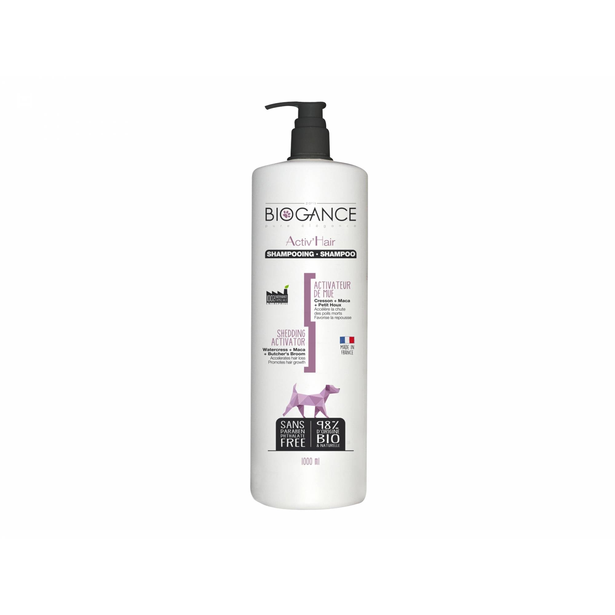 Biogance - For Dog - Activ Hair Shampoo 1L (De-shedding)