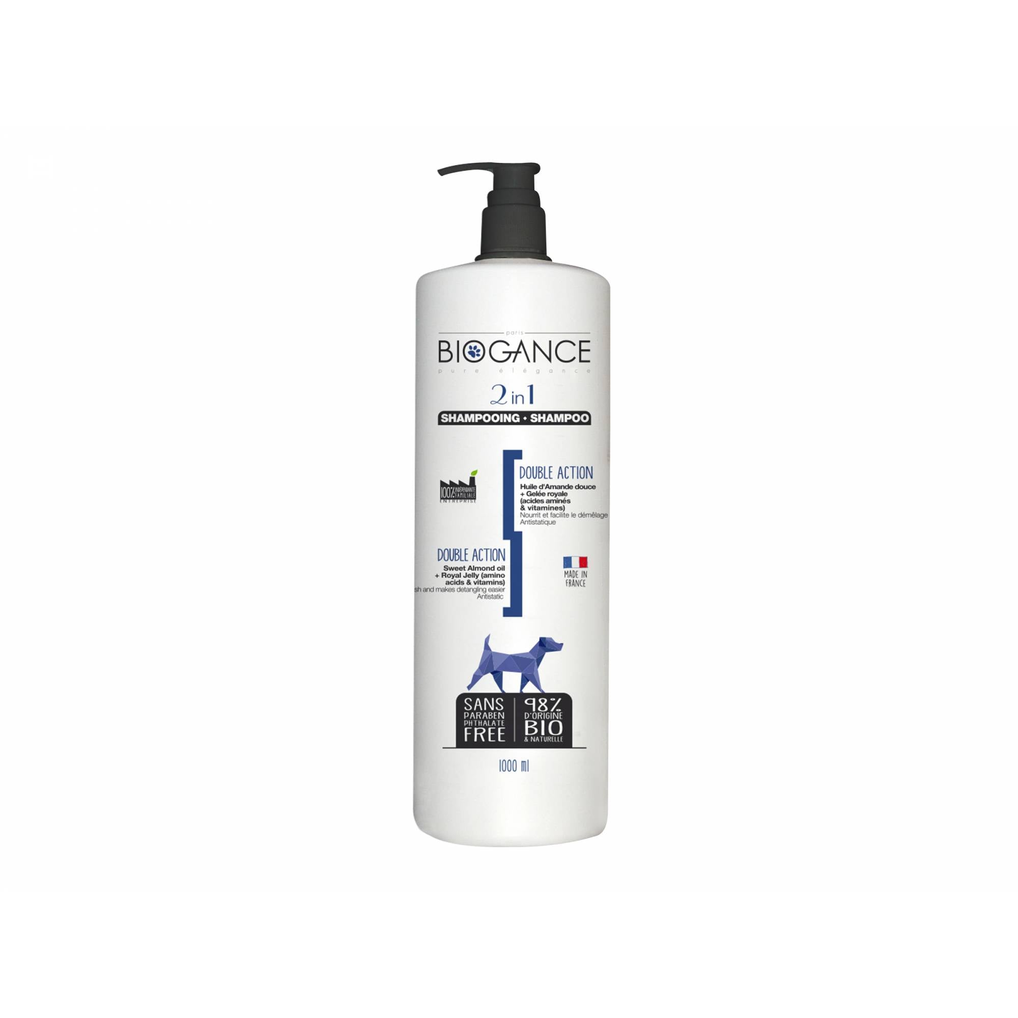 Biogance - For Dog - Double Action 2 in 1 Shampoo 1L