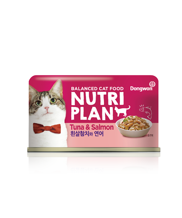 NUTRIPLAN BALANCED PREMIUM CAT FOOD TUNA & SALMON 160G