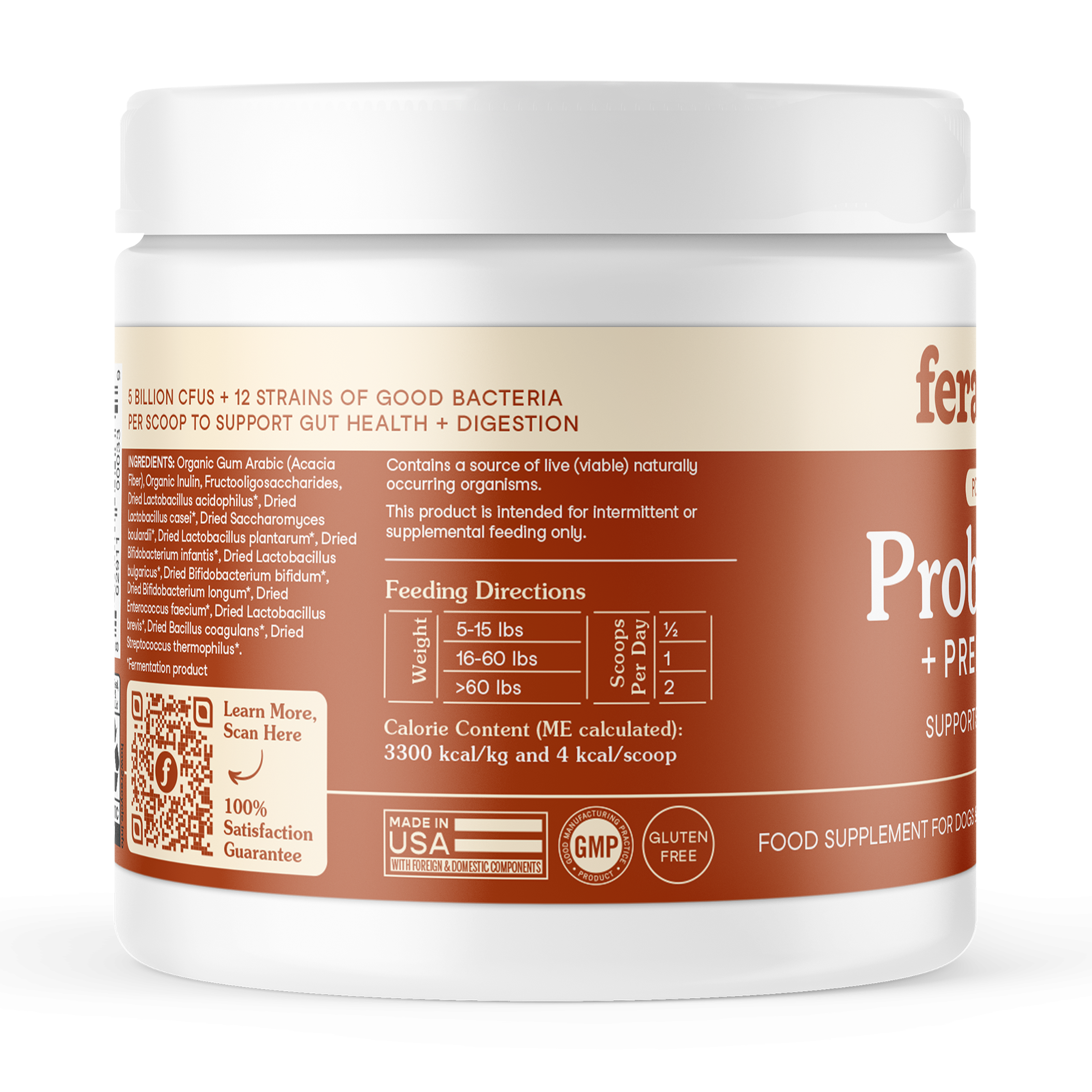 Fera Probiotics Soft Chews Supplements 90 chews