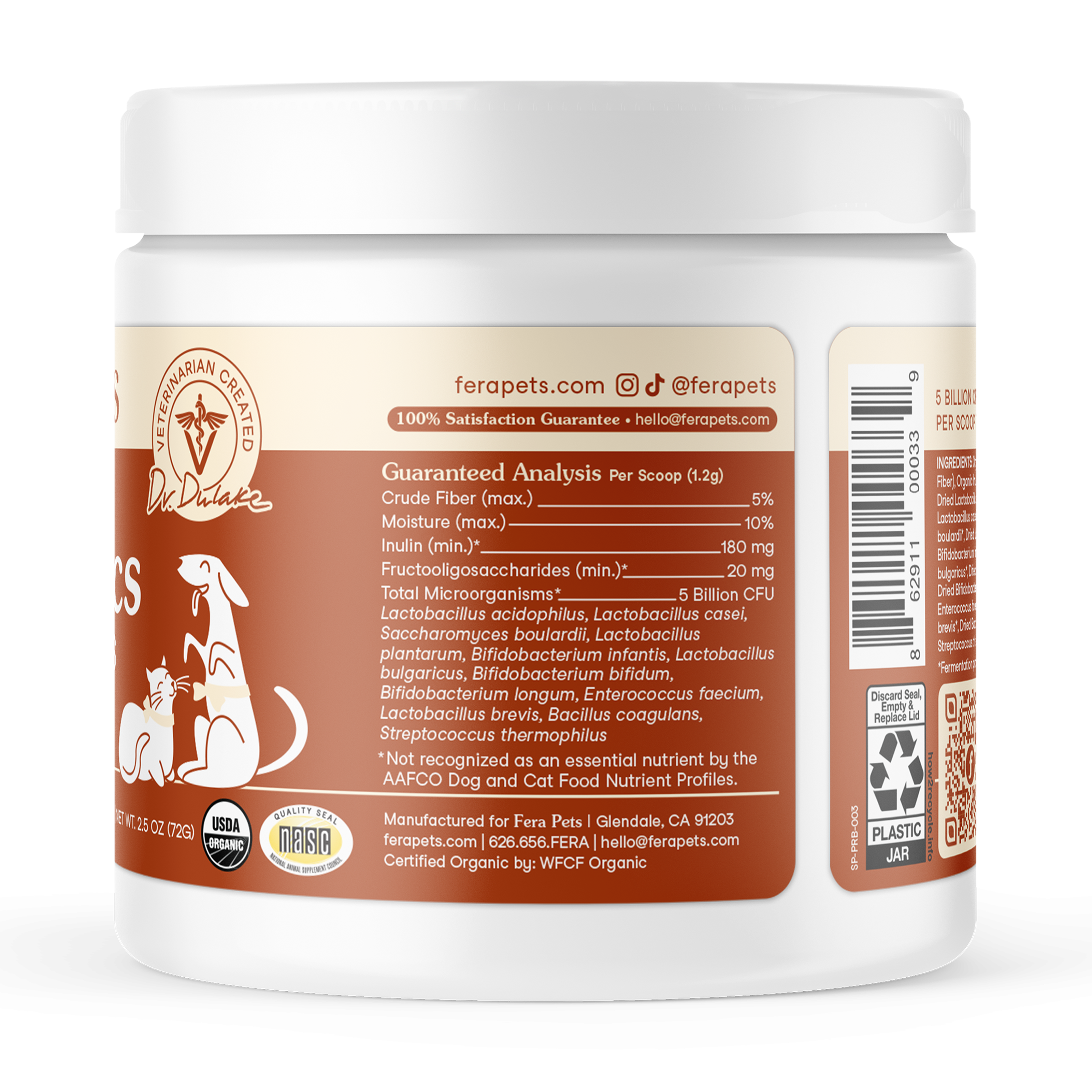 Fera Probiotics Soft Chews Supplements 90 chews