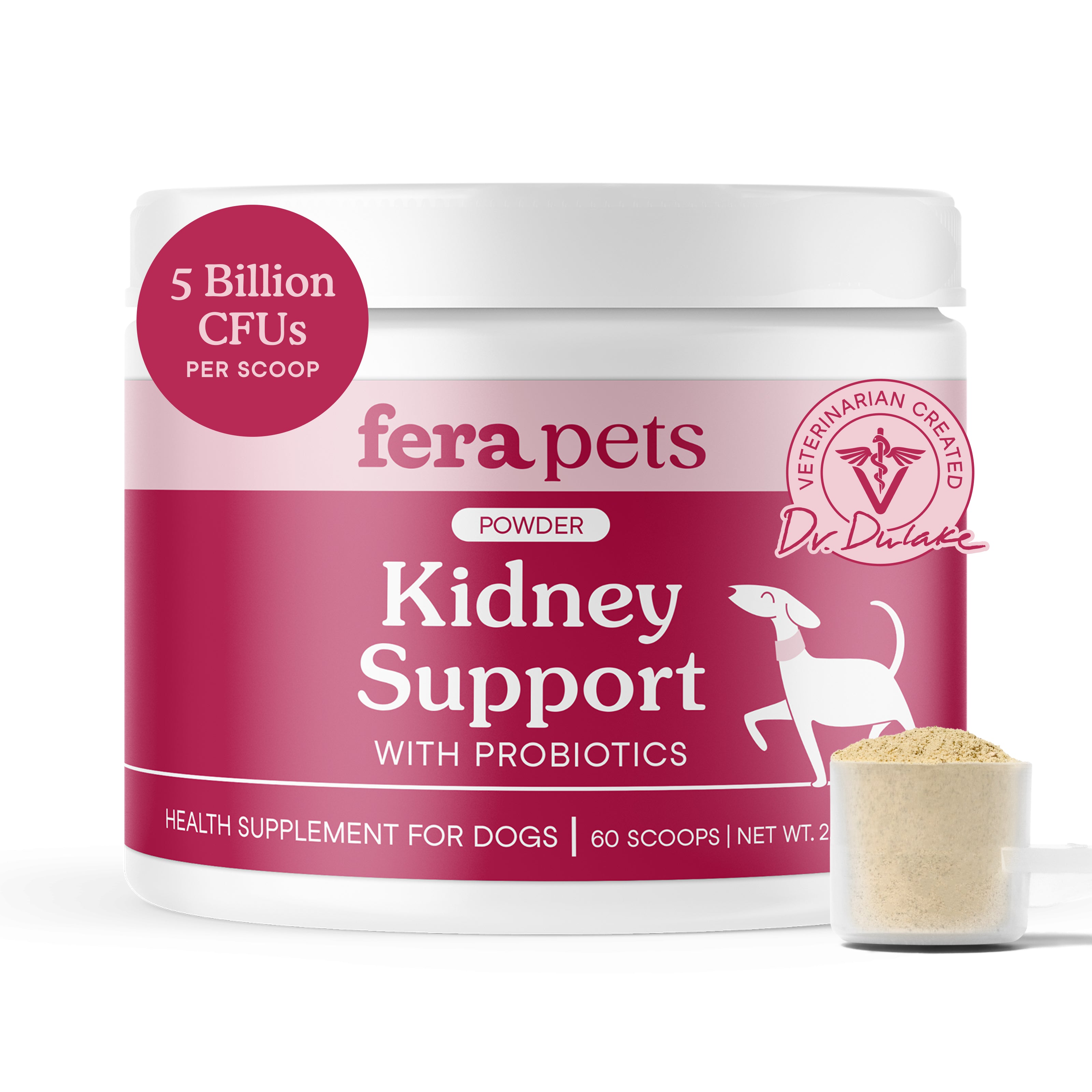 Fera Kidney Support Supplements 60 serving For Dogs