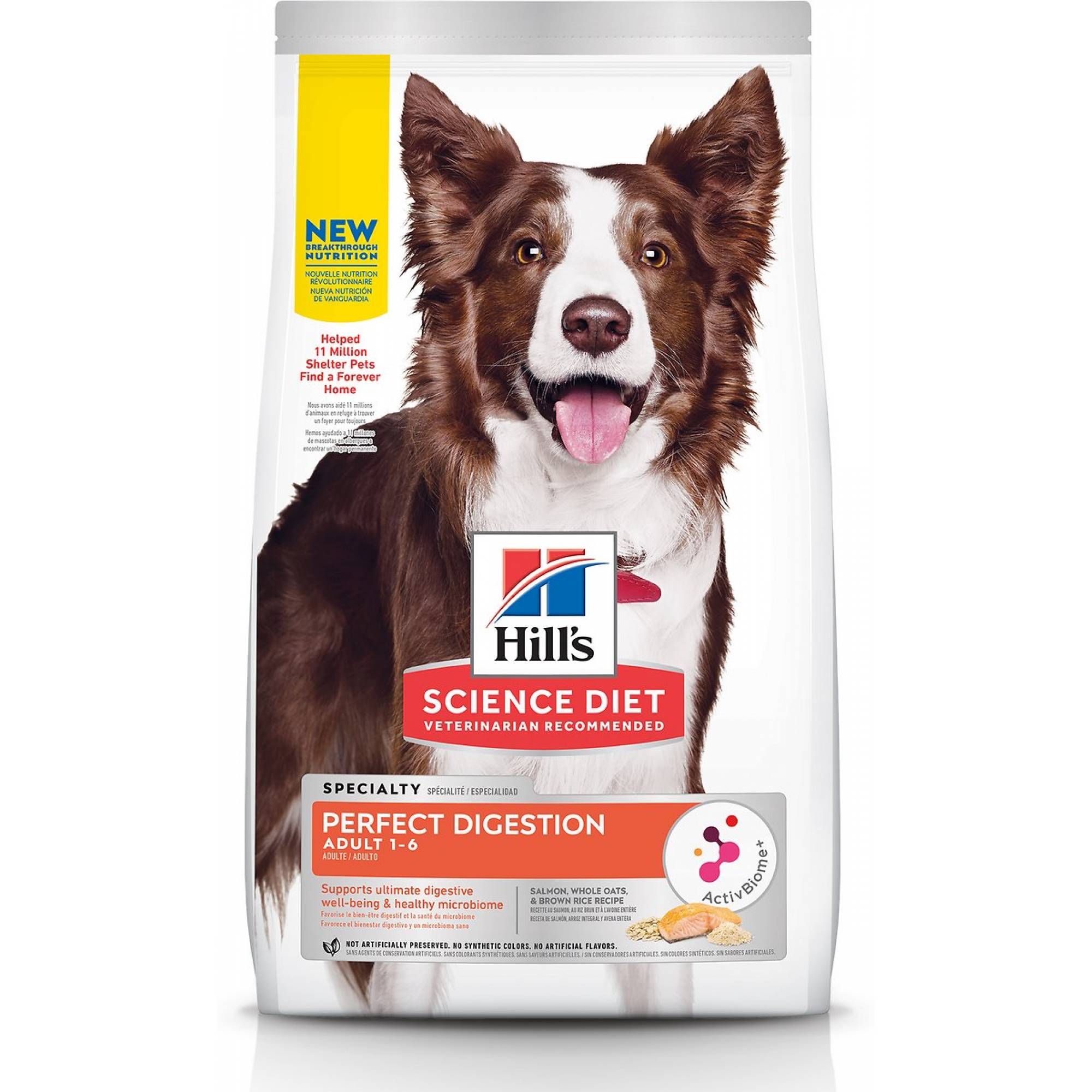 Science Diet - Dog Adult 1 - 6 Years - Perfect Digestion Salmon 3.5lbs (606859)