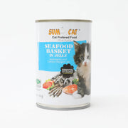 Sumo Cat - Seafood Basket in Jelly 400g