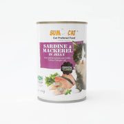 Sumo Cat - Sardine and Mackerel in Jelly 400g