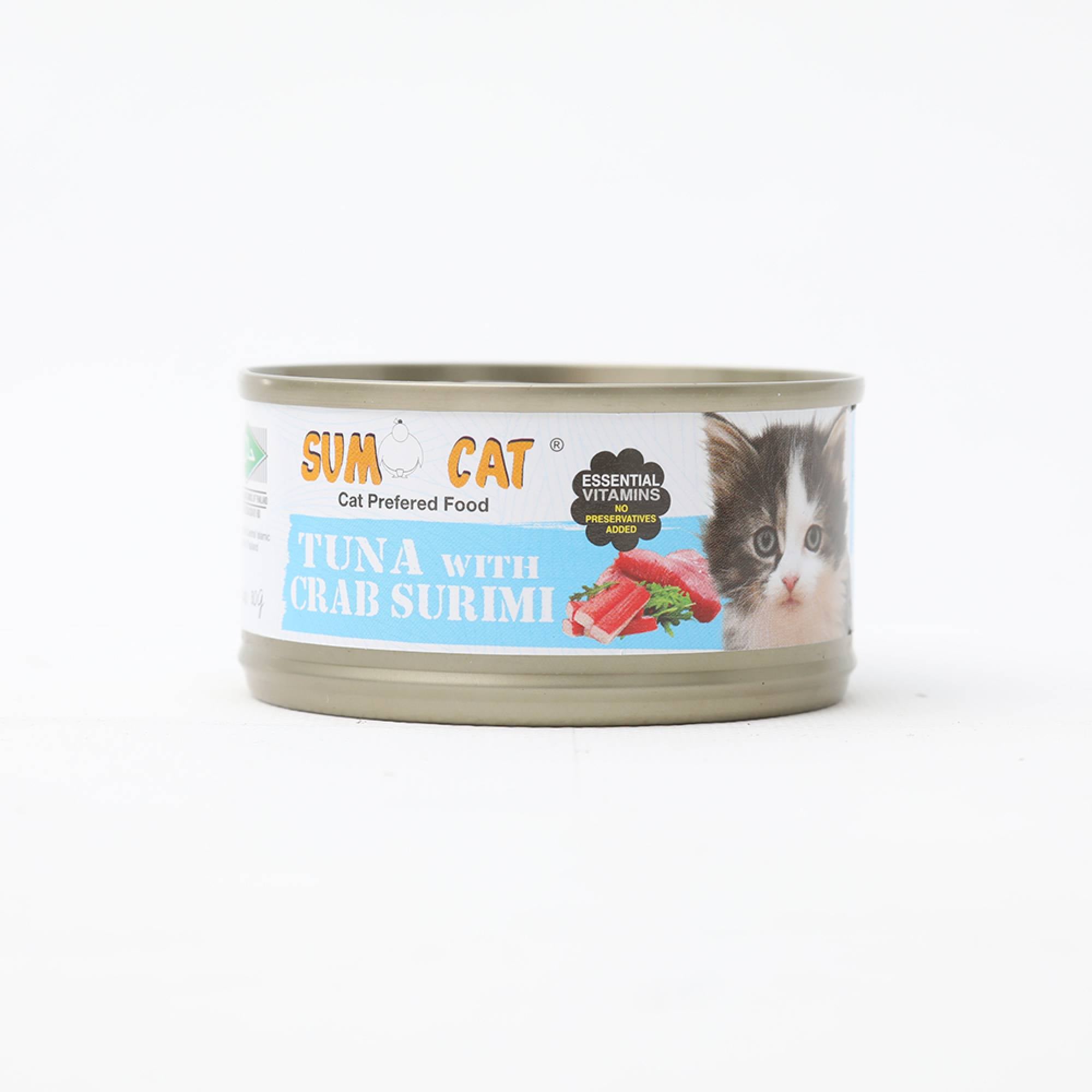 Sumo Cat - Tuna with Crab Surimi 80g