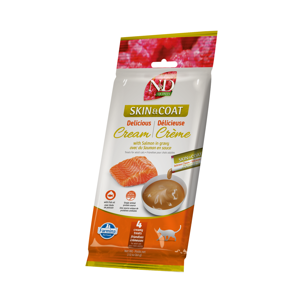 Farmina N&D Quinoa Functional Health Creamy Treat - Skin and Coat - Salmon