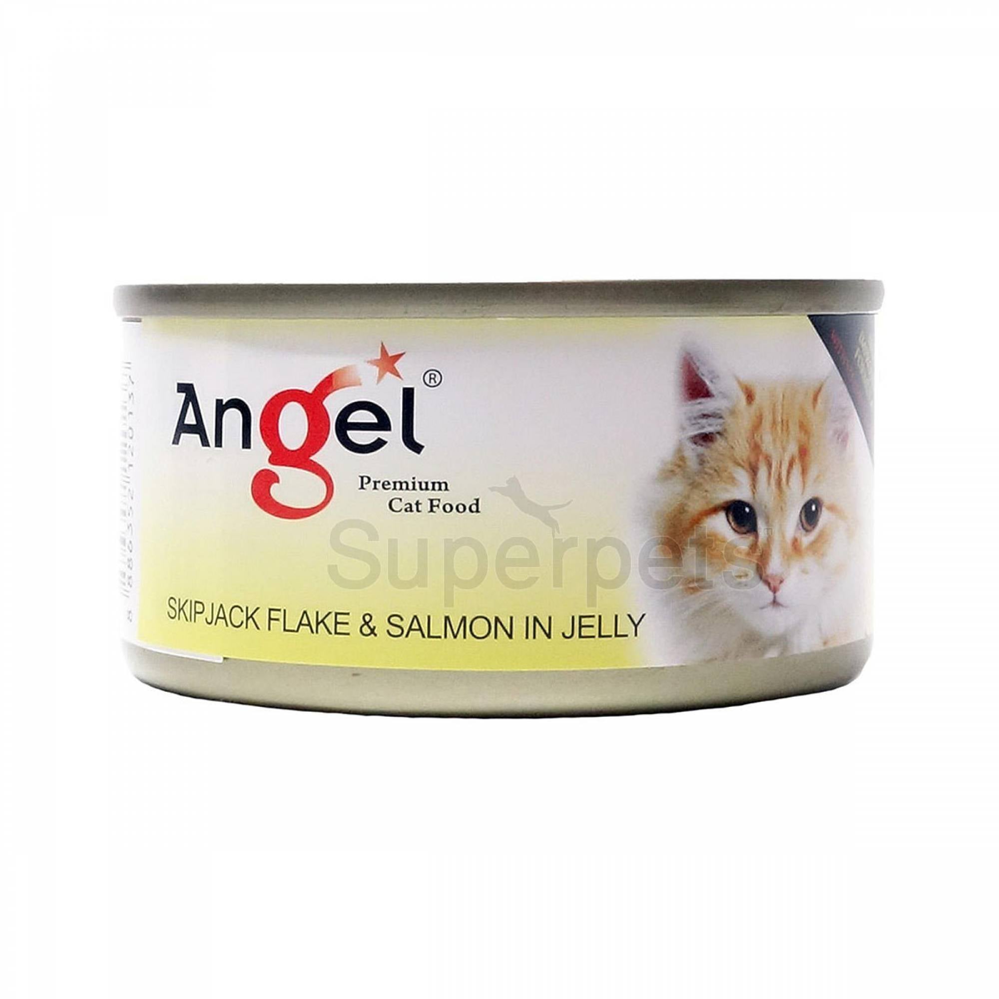 Angel - Skipjack Flake & Salmon in Jelly 80g