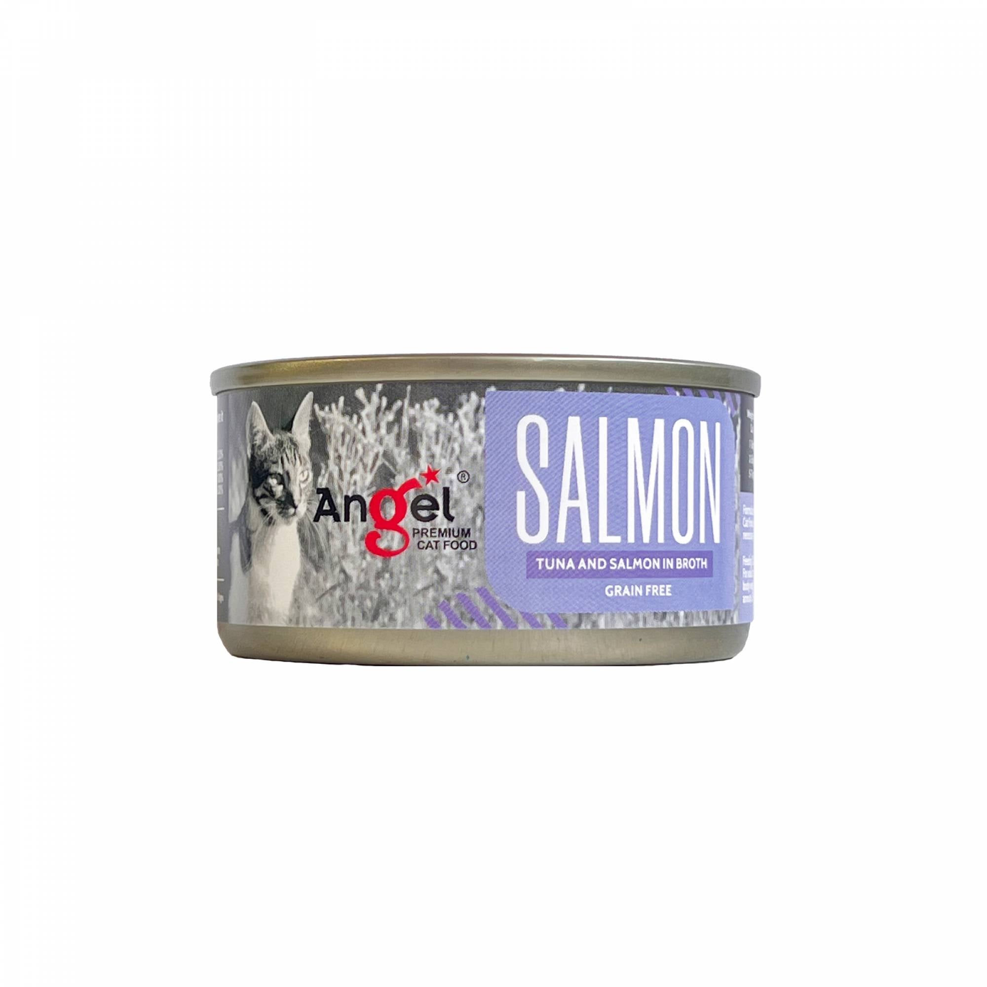 Angel - Tuna and Salmon in Broth 70g