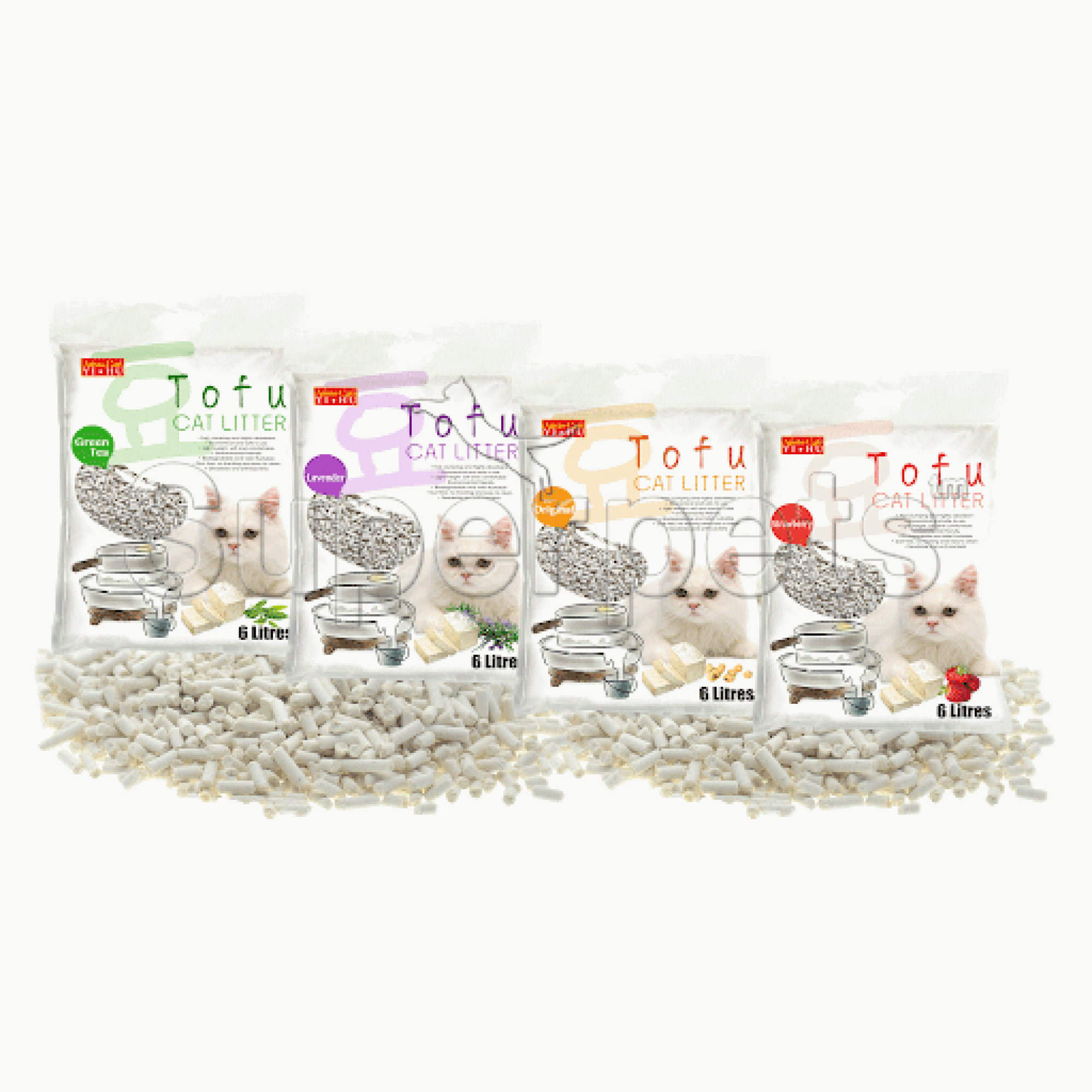 Aristo-Cats - Tofu Cat Litter - Lavender 6L