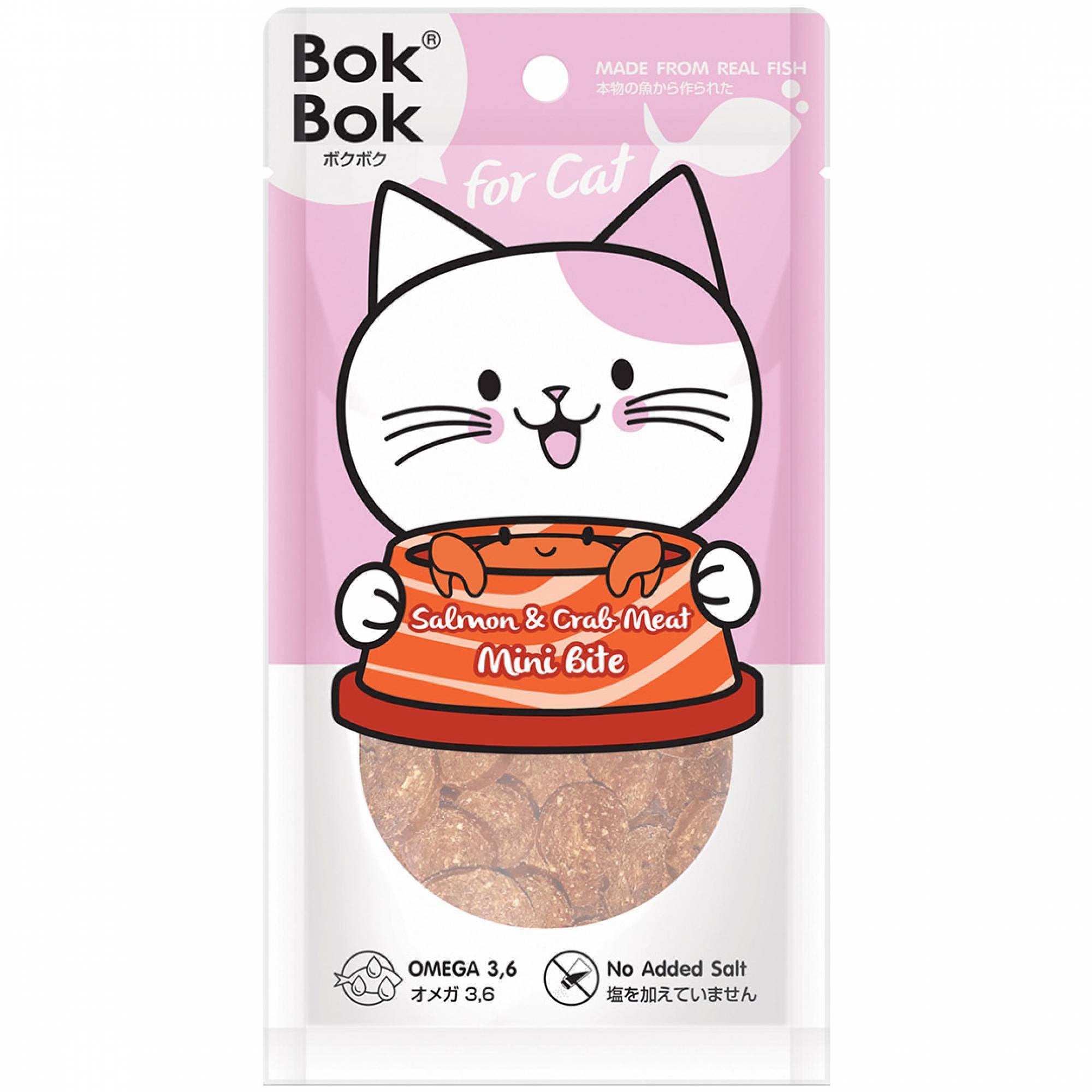 BokBok Mini Bite Salmon & Crab 25g