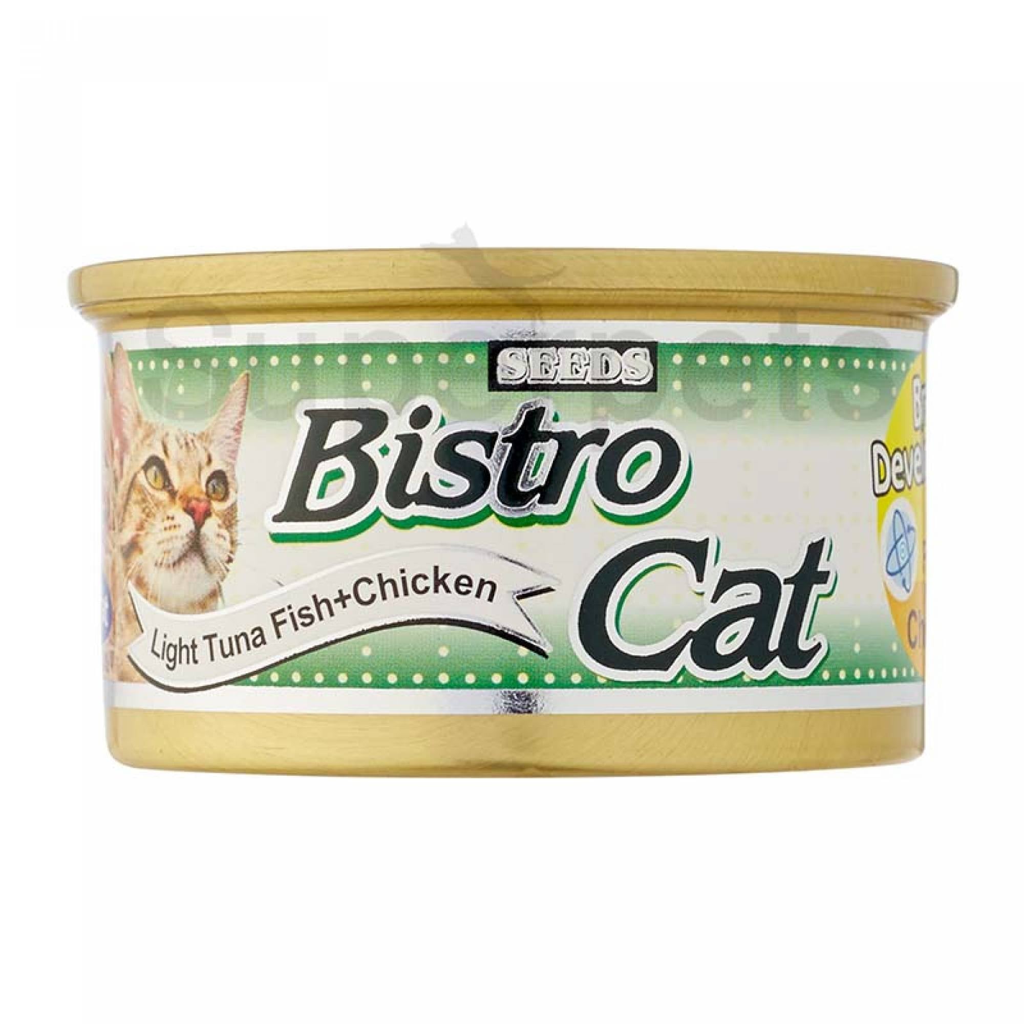 Bistro Cat Light Tuna Meat + Chicken 80g