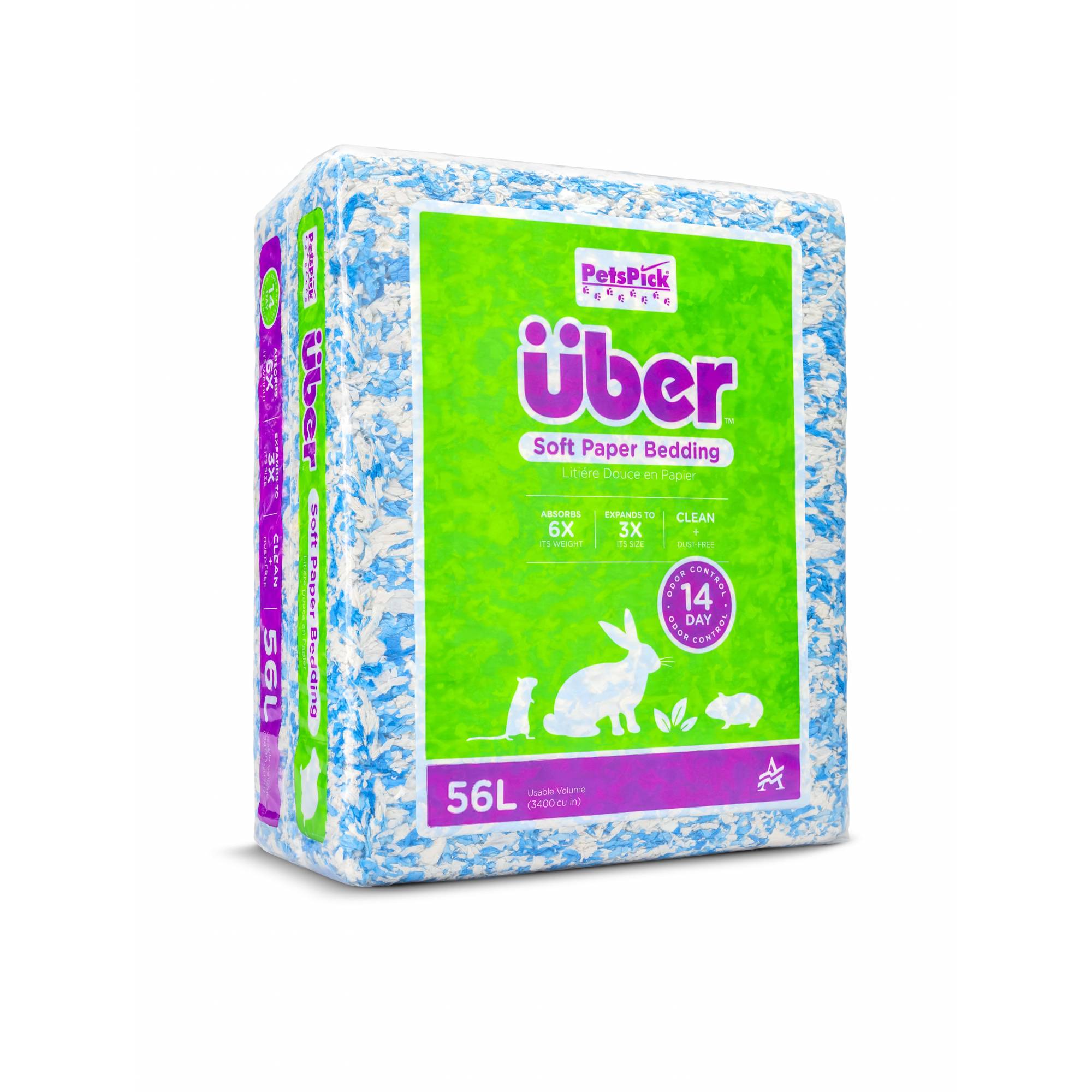 PetsPick - Uber Blue/White Bedding 56L