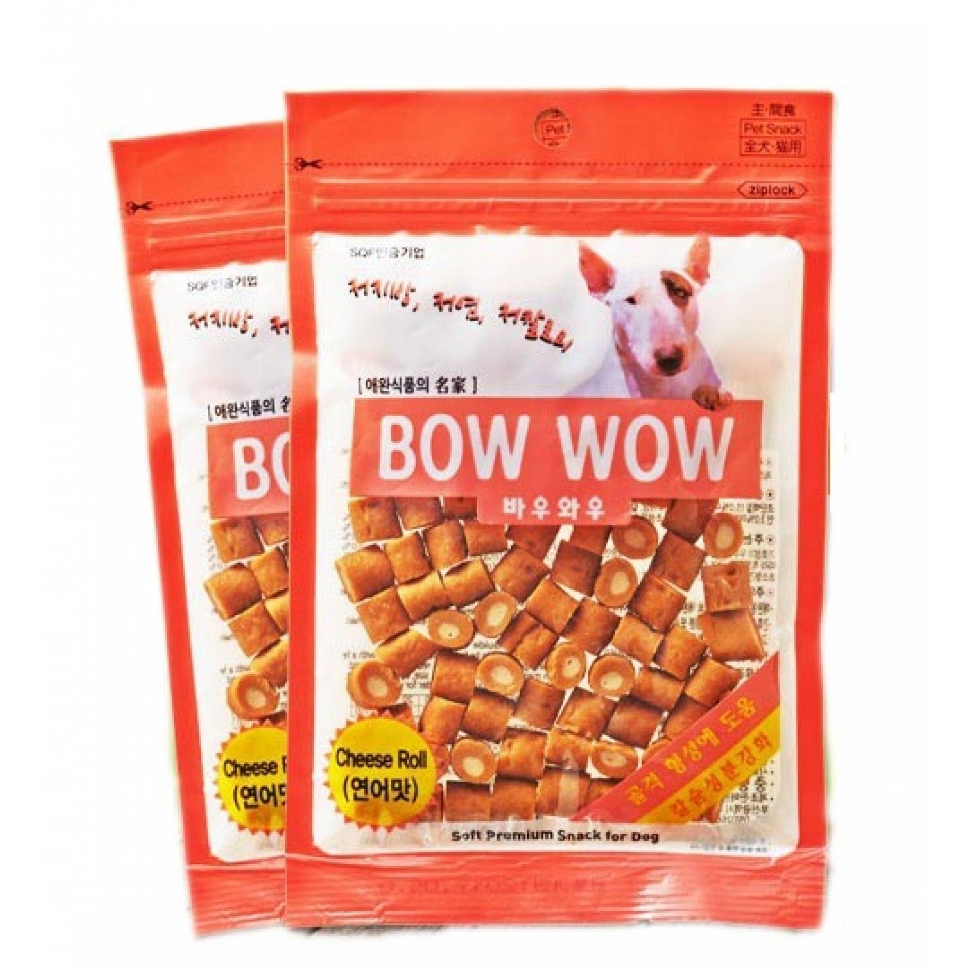 Bow Wow - 1016 Cheese & Chicken Roll Dog Treat 120g