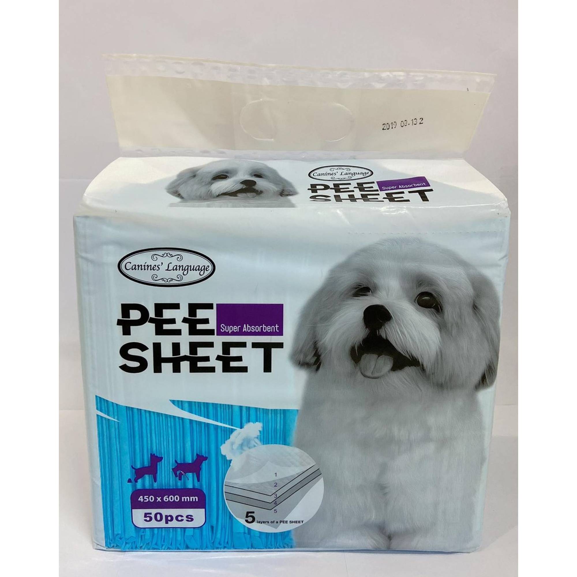 Canines' Language Pee Sheet 450x600mm 50pcs