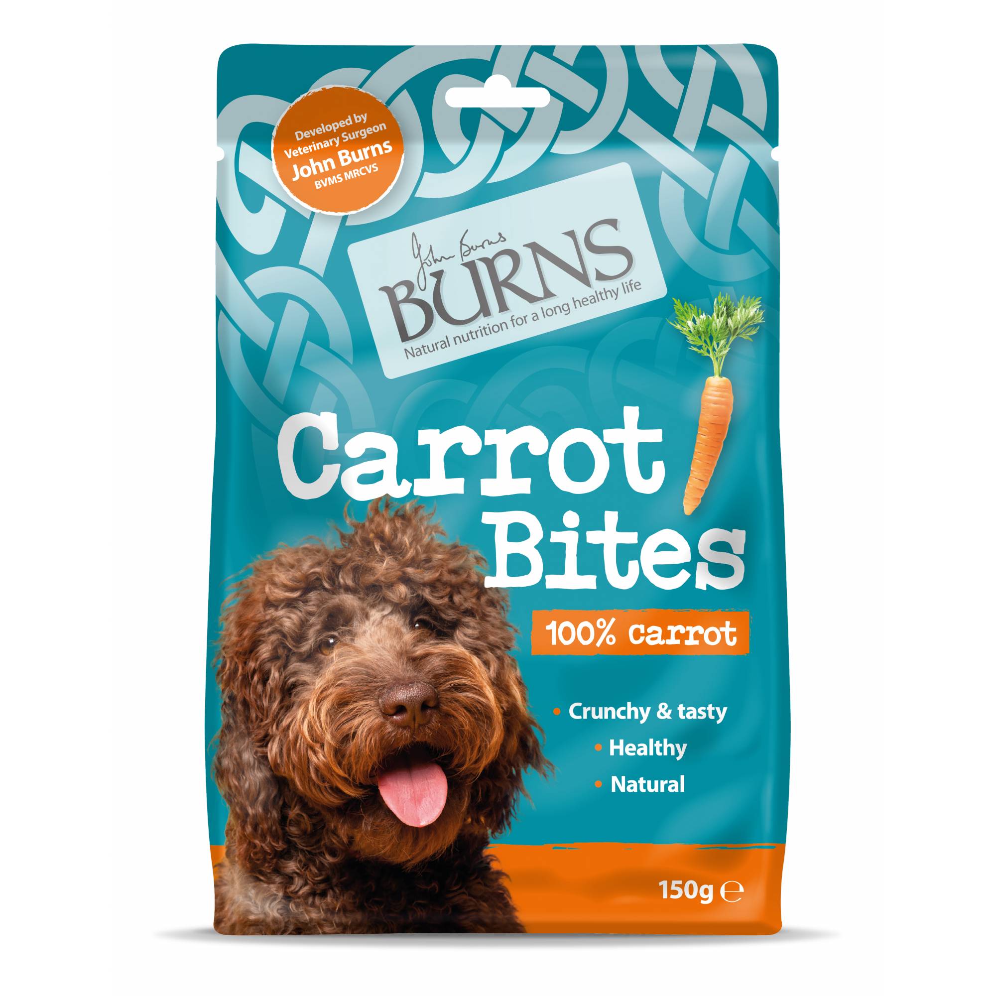 Burns Treats - Dog - Carrot Bites 150g (100% Carrot)