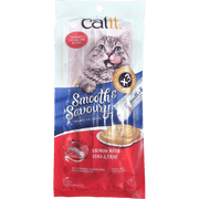 Catit Cat Treats - Smooth & Savoury Salmon with Tuna & Crab 15gx4 tubes