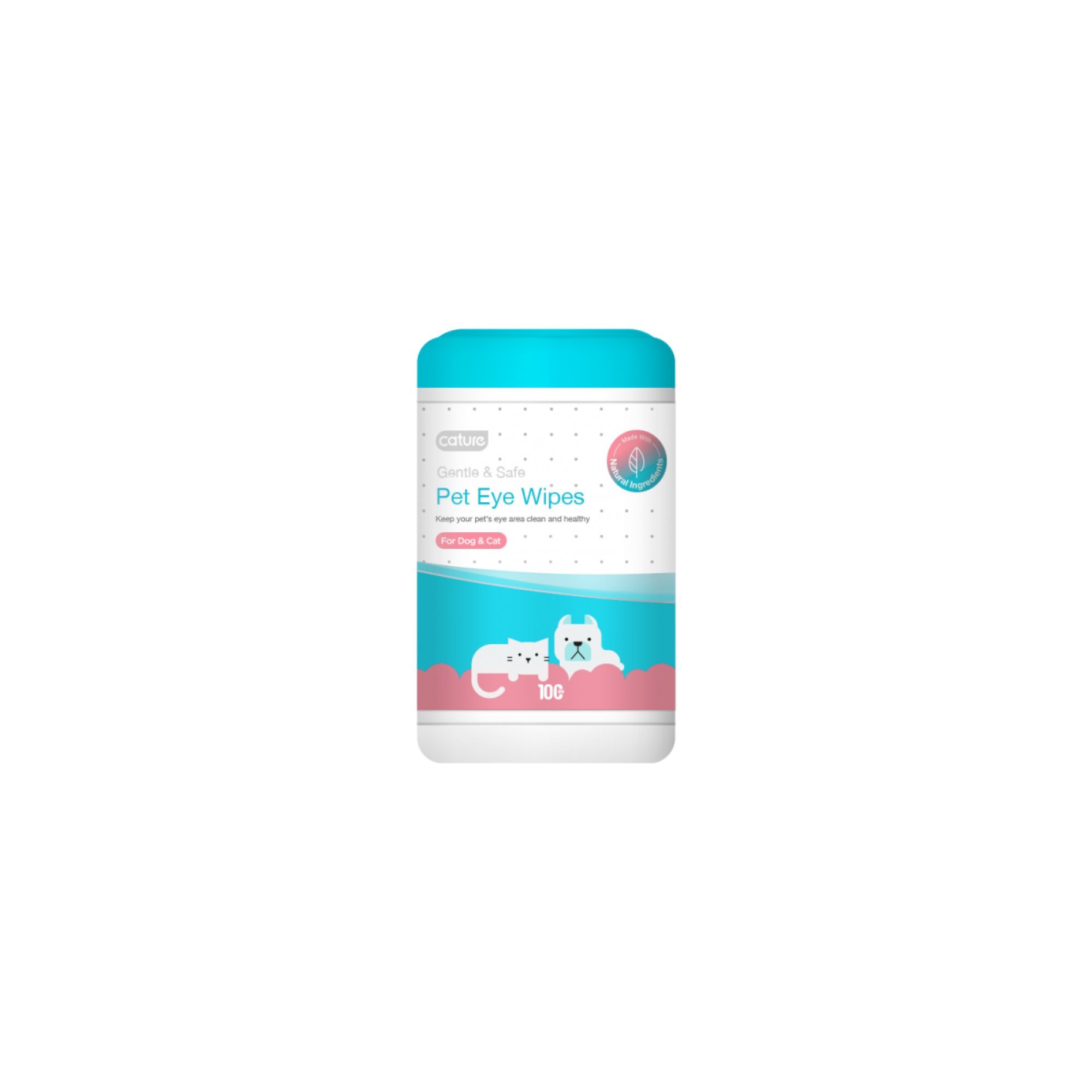 Cature Eye Wipes for Dog & Cat 100pcs