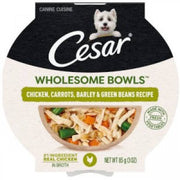 CESAR WHOLESOME BOWLS™ Adult Wet Dog Food Chicken, Carrots, Barley & Green Beans 85g