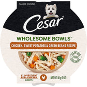 CESAR WHOLESOME BOWLS™ Adult Wet Dog Food Chicken, Sweet Potato & Green Beans 85g