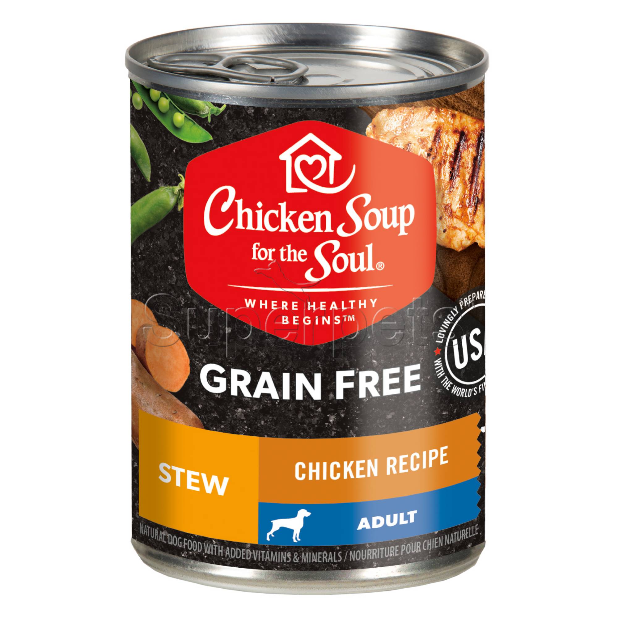 Chicken Soup for the Soul Dog Grain-Free Stew 13oz Adult Chicken Recipe
