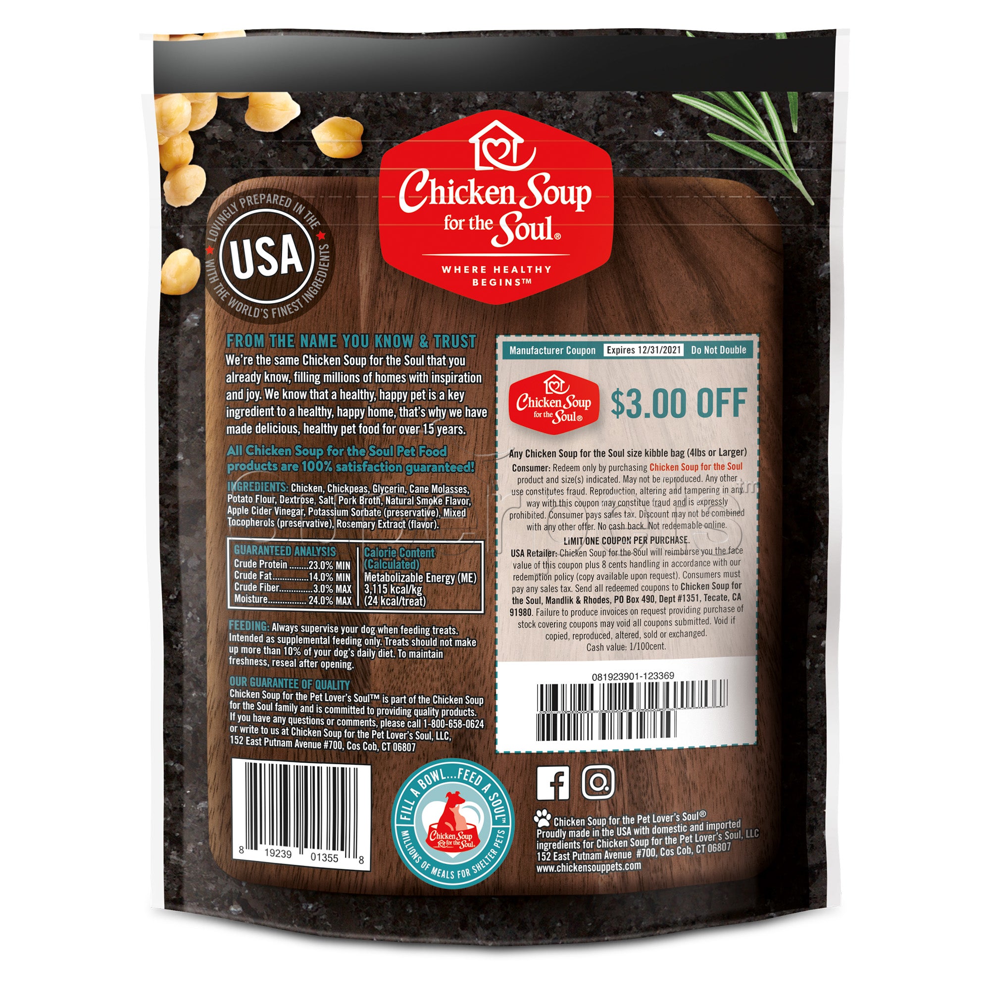 Chicken Soup for the Soul Dog Savory Sticks 141g Real Chicken