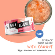 Daily delight Jelly Skipjack Tuna White with Carrot 80g