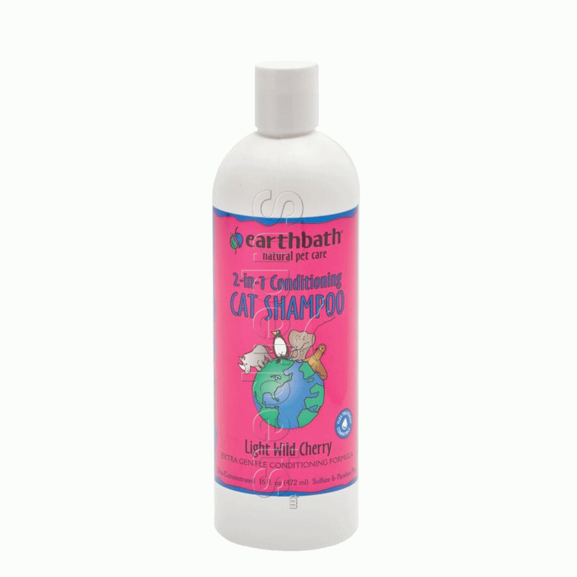 Earthbath EB009 2in1 Cat Shampoo & Conditioner 16oz (472ml)