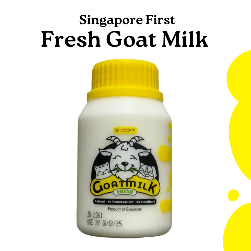 Fresh Goat milk by Superpets 5s/30s bottles