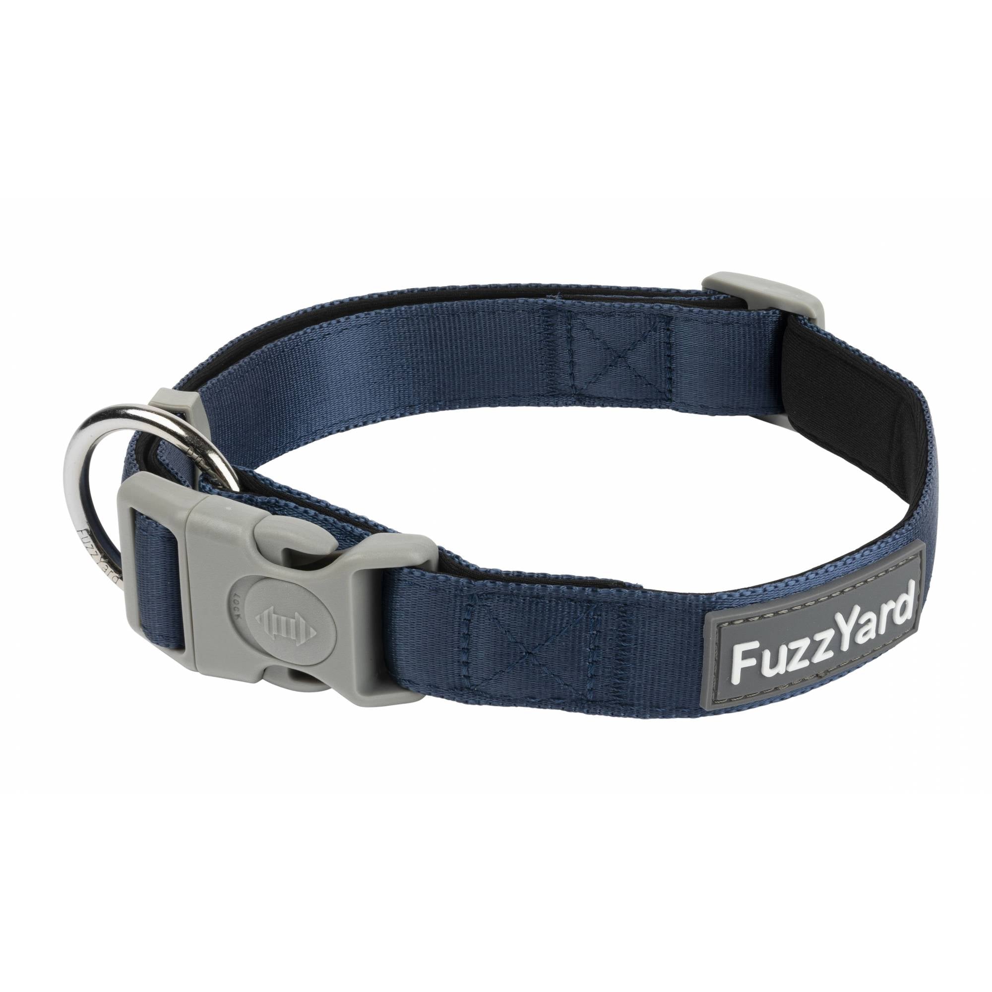 FuzzYard Dog Collar - Marine (M)