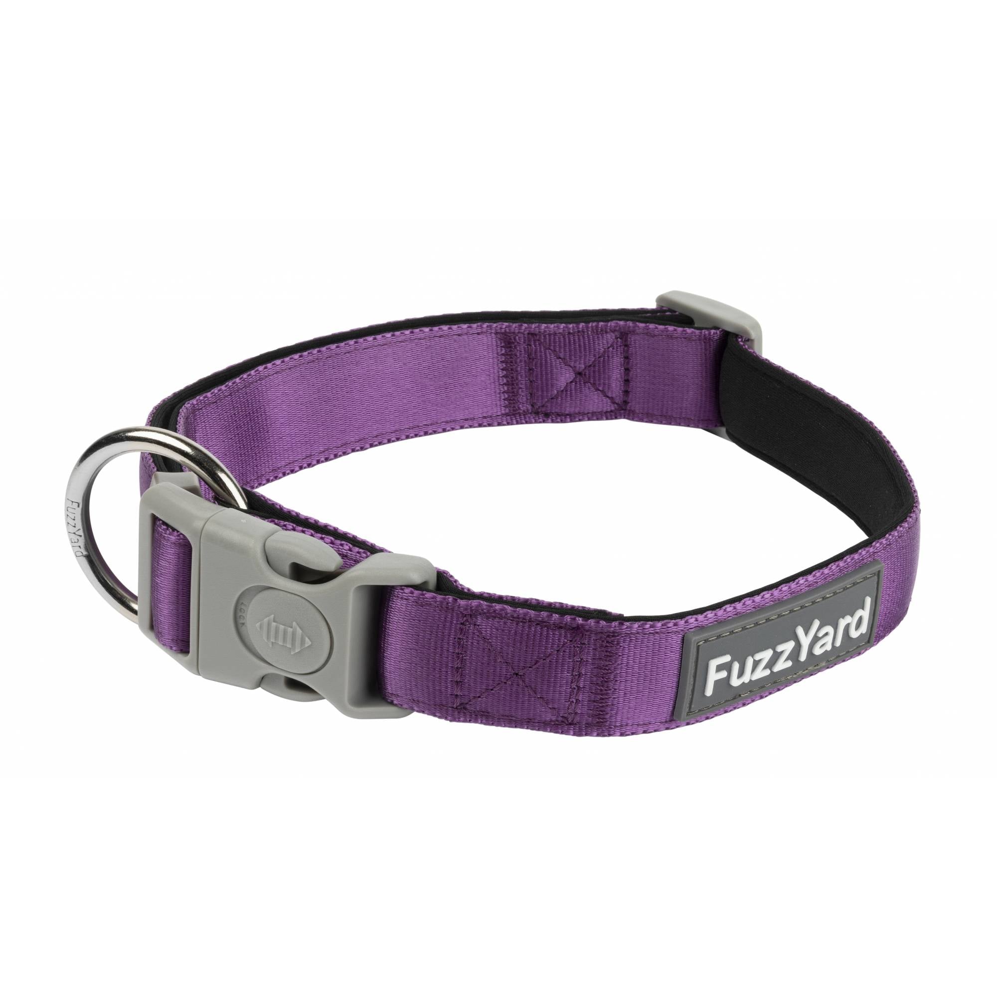 FuzzYard Dog Collar - Grape (M)