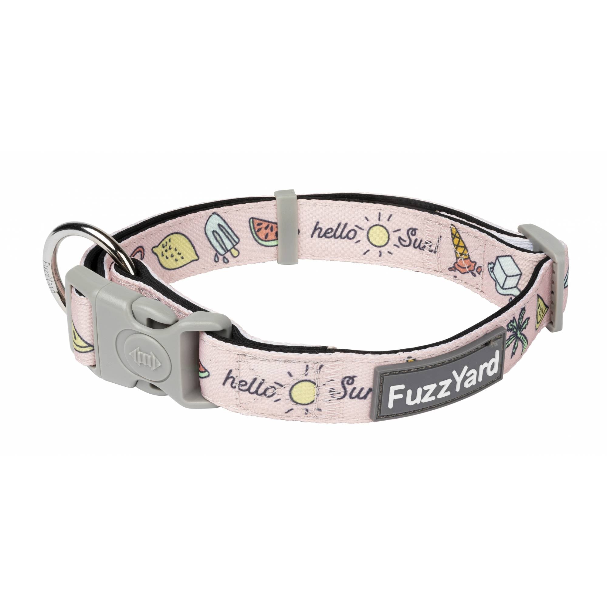 FuzzYard Dog Collar - Hello Sun (M)