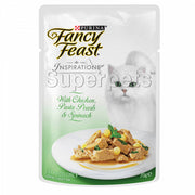 Fancy Feast - Inspirations with Chicken, Pasta Pearls & Spinach 70g