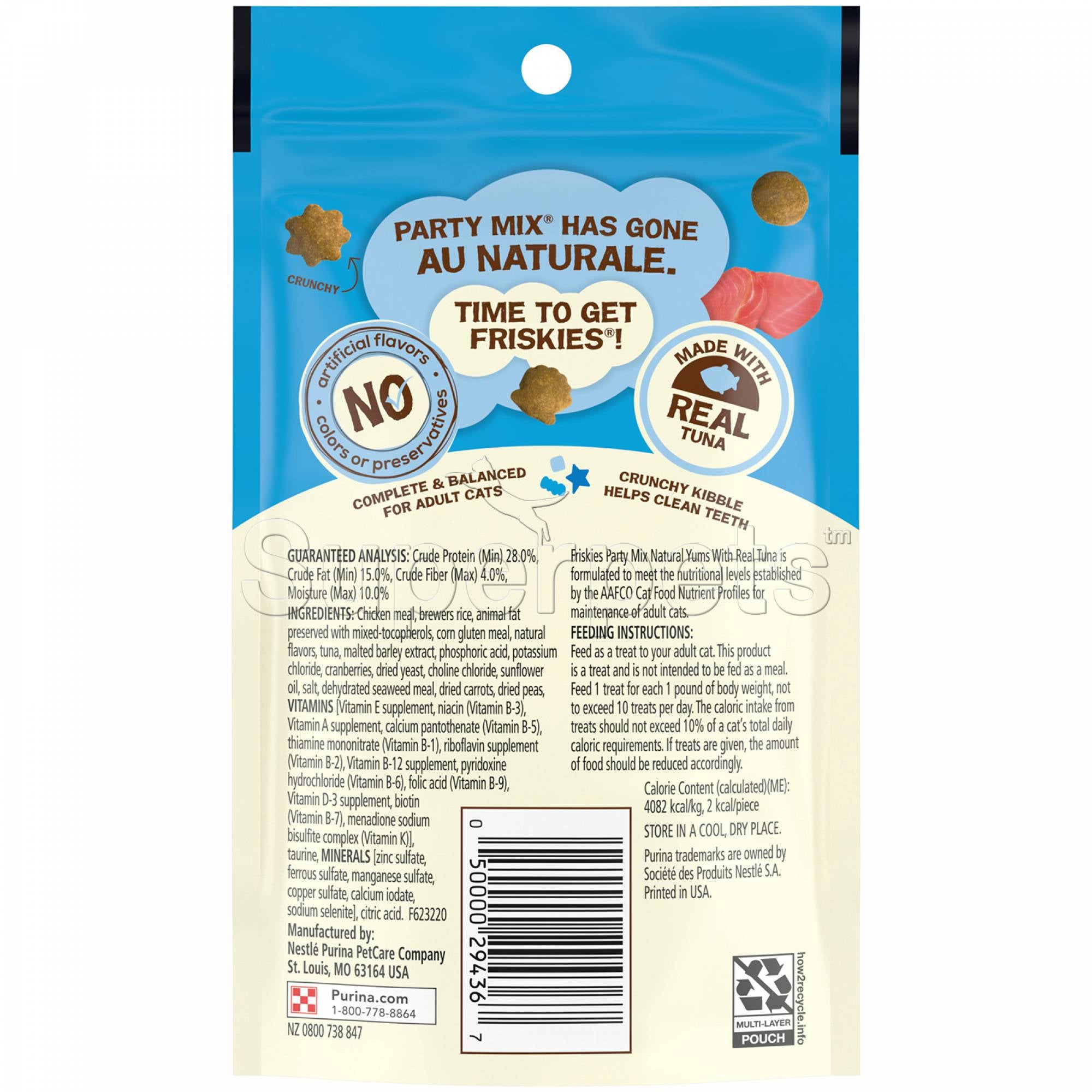Friskies - Party Mix Natural Yums - Real Tuna 60g