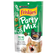Friskies - Party Mix Crunch - Picnic - chicken, Turkey & Cheddar Flavours 60g