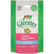 Greenies Feline Dental Treats - Savory Salmon Flavour 2.1oz (60g)