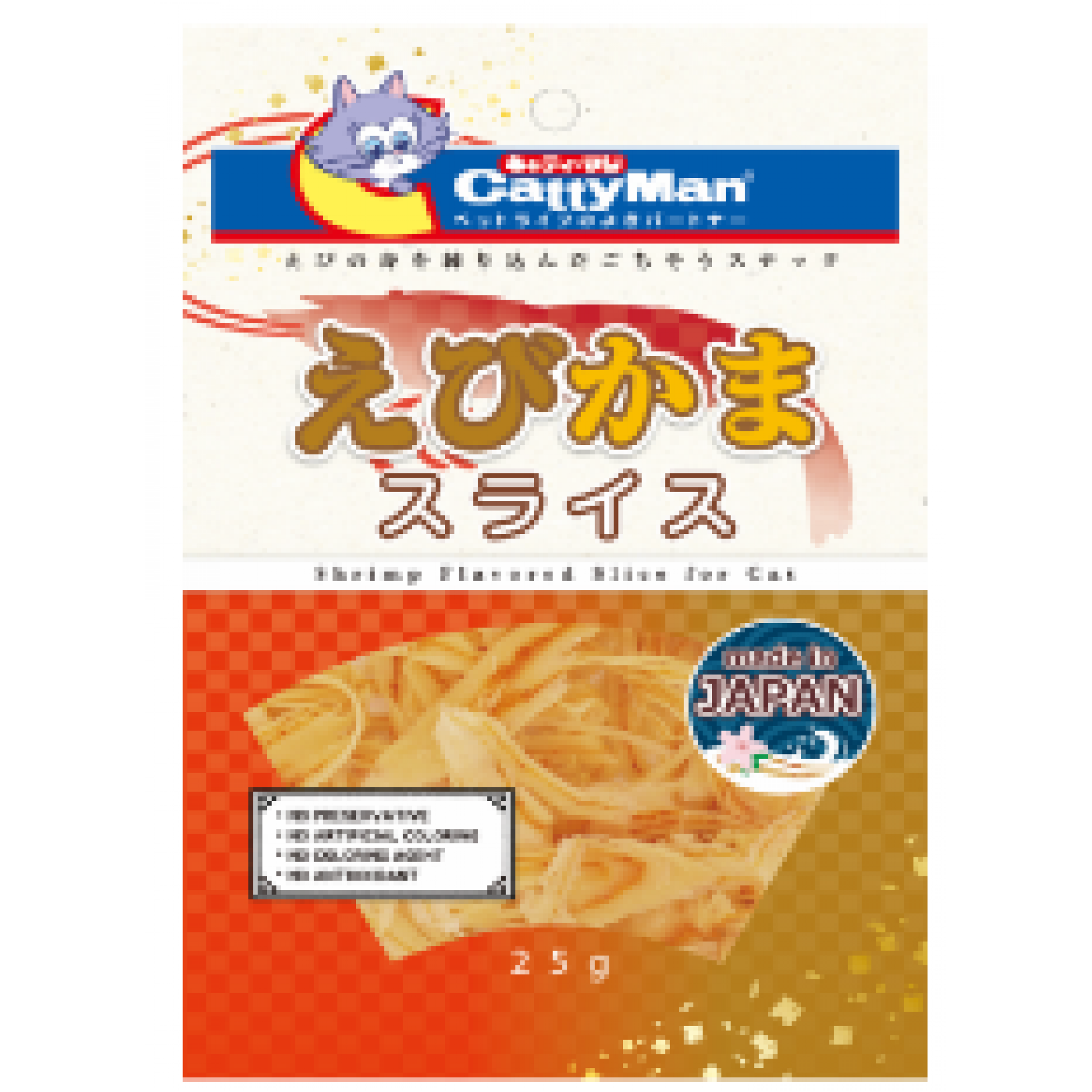 CattyMan Shrimp Slices 25g