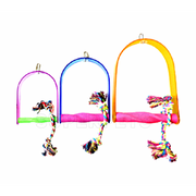 OPSP - 7907 - Acrylic Swing with Wooden Perch