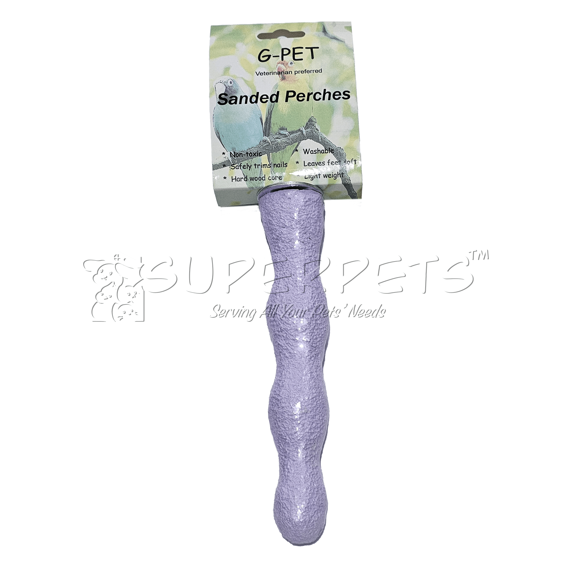 OPSP 7648 - Resin Perch 4x20cm (Purple/Pink)
