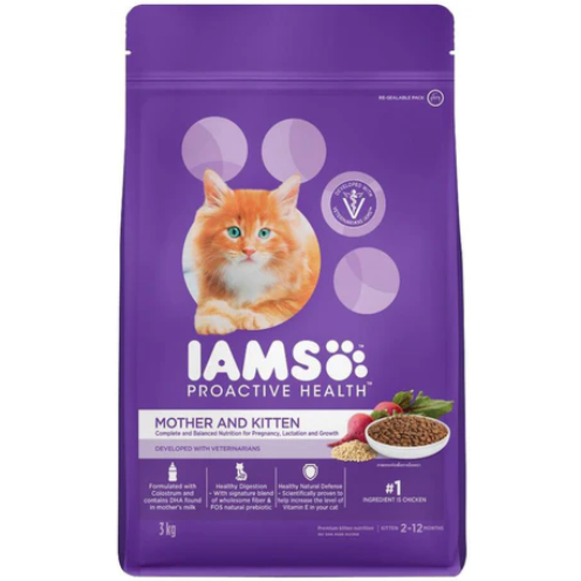 IAMS - Cat Mother & Kitten - Chicken 3kg