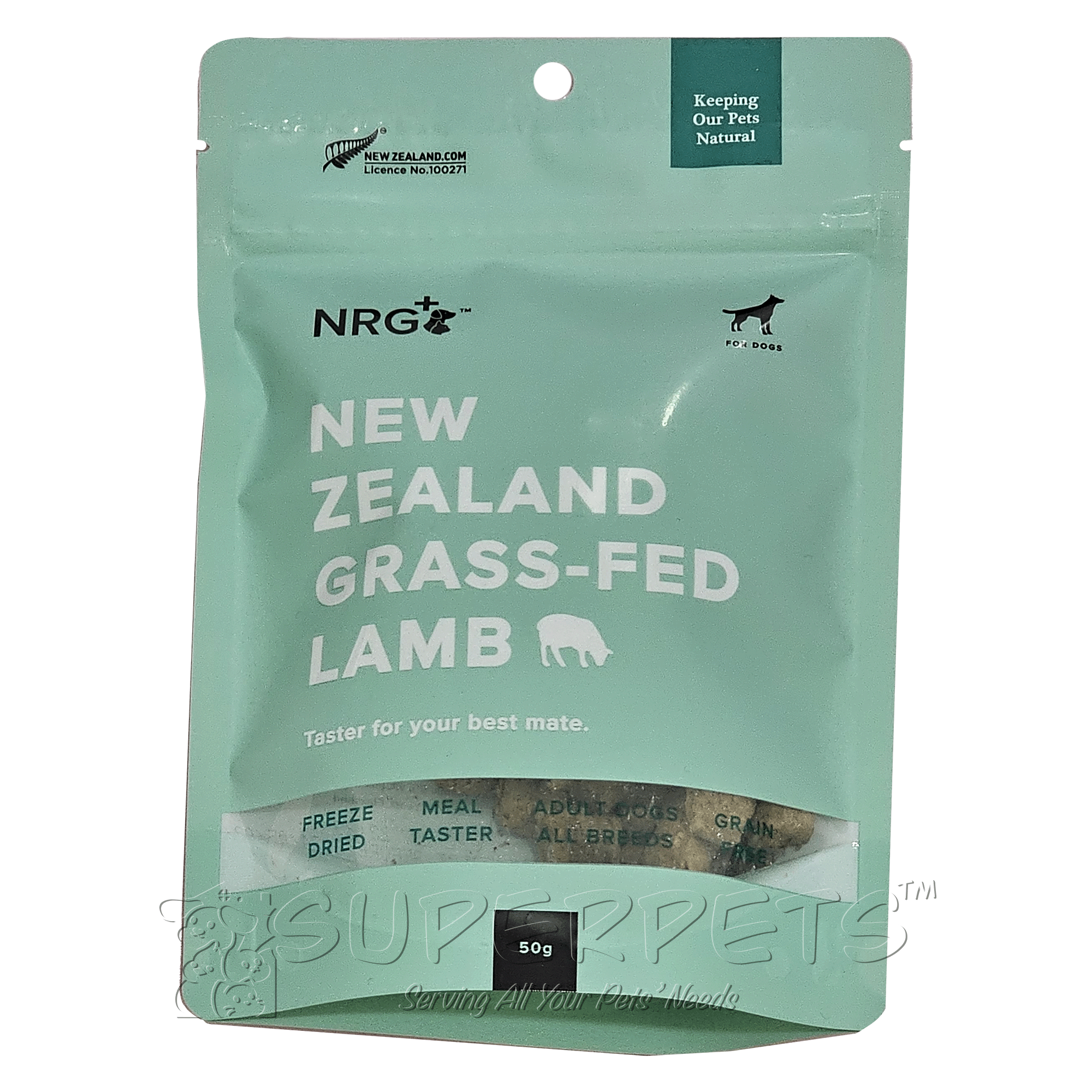 NRG+ - Freeze Dried - Lamb Dog Treats 50g