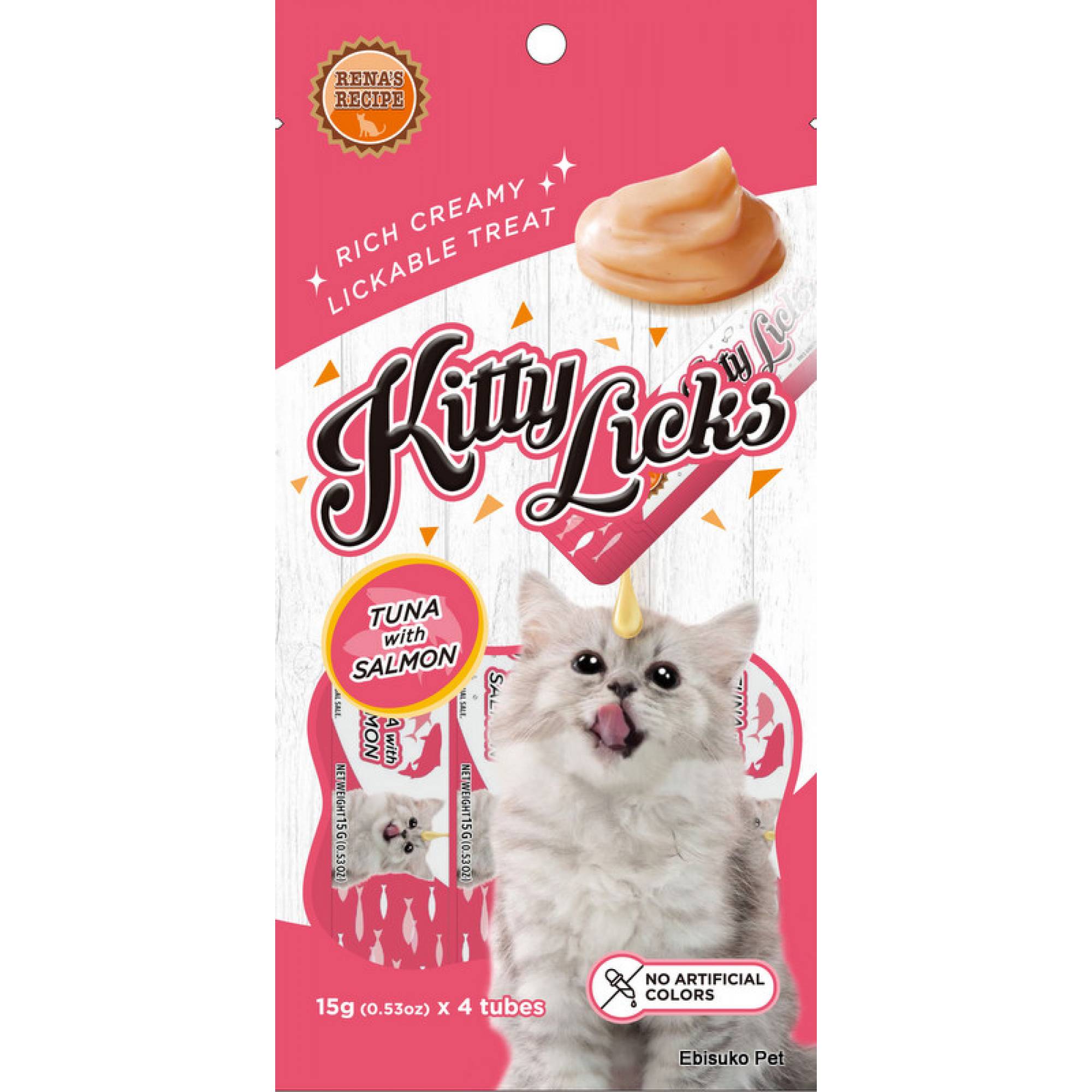 Kitty Licks - Tuna with Salmon 15g x 4 tubes