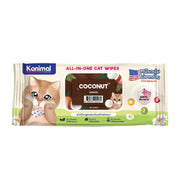 Kanimal - All-In-One Cat Wipes - Coconut Scent (100pc)