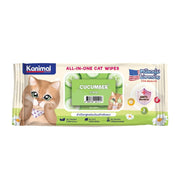 Kanimal - All-In-One Cat Wipes - Cucumber Scent (100pc)