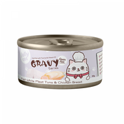 Jolly Cat Fresh White Meat Tuna & Chicken Breast in Gravy 80g