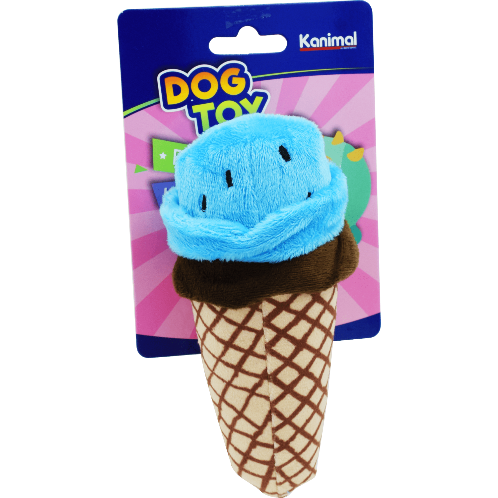 Kanimal - Dog Toy - Ice Cream Size 15x7.5 cm. (Squeaky)