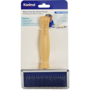 Kanimal - Wood Handle Slicker Size M (9x12.5cm)